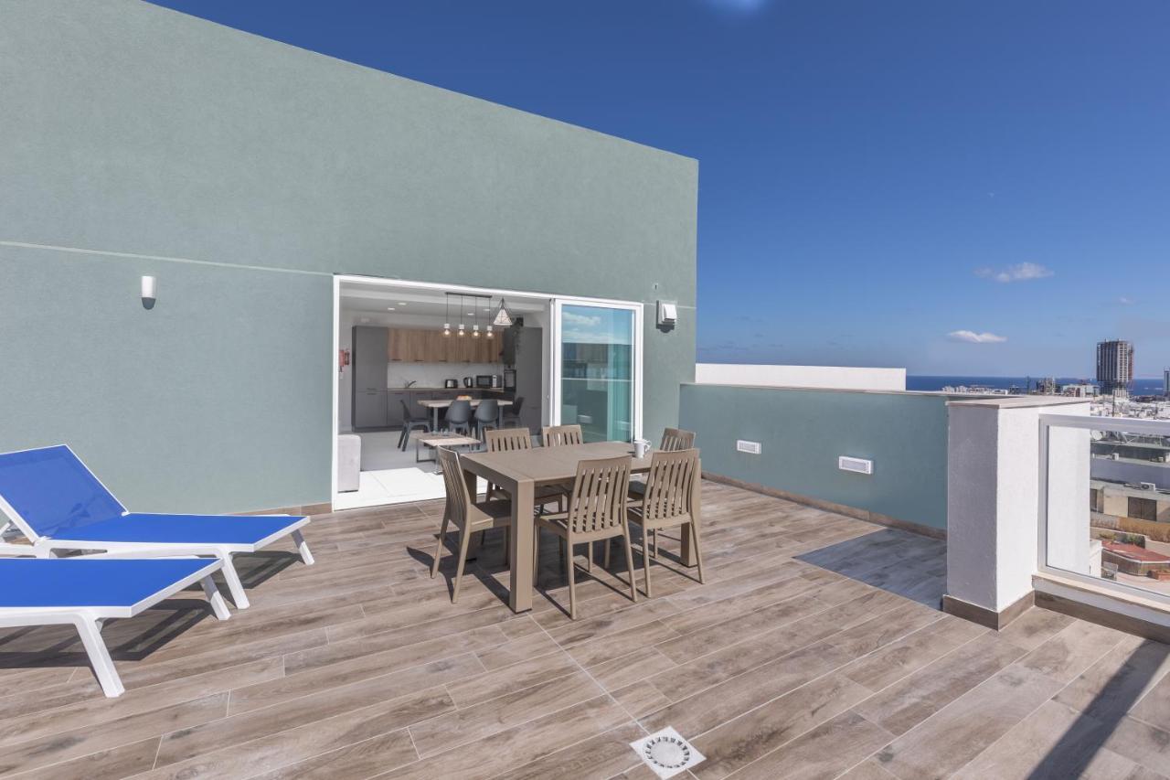 Unique Penthouse With Private Heated Jacuzzi, Close To Restaurants And Night Life Is-Swieqi Exteriér fotografie
